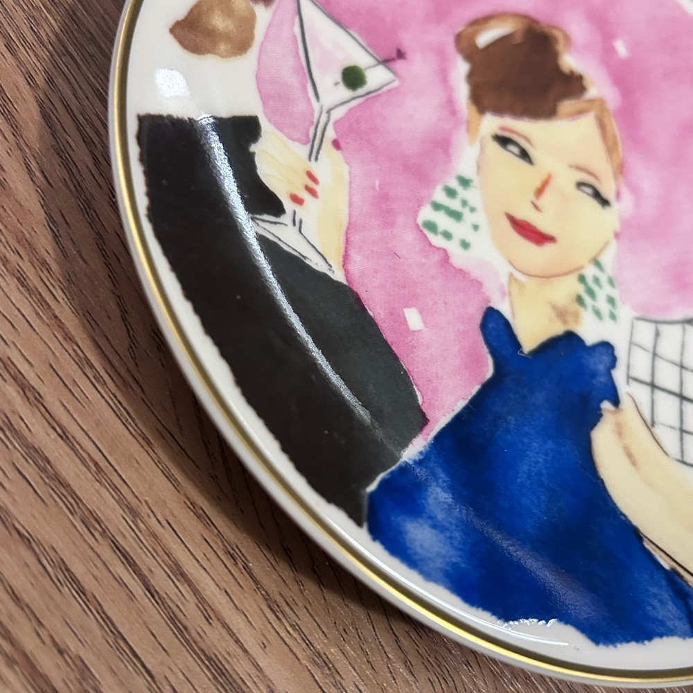 Kate Spade Illustrated Plate by Lenox 6” - Picture 3 of 5